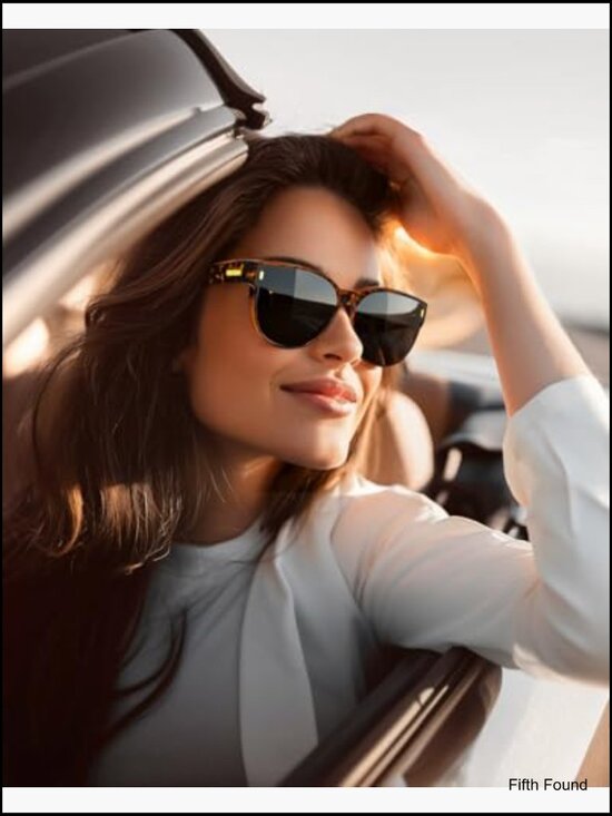 Polarized Over Glasses Sunglasses Large Square Shades UV400 for Driving main image 6
